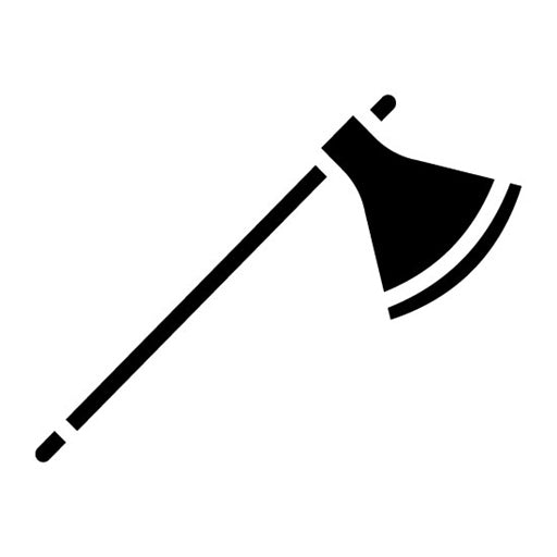 Axe Glyph Icon