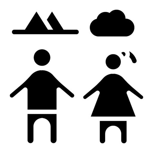 Family Adventure Glyph Icon