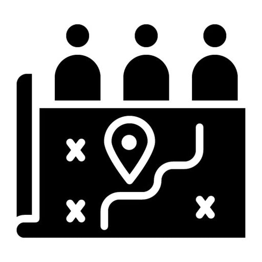 Group Adventure Glyph Icon