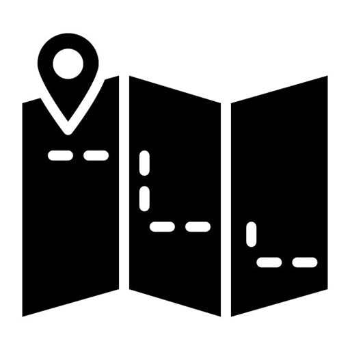 Treasure Hunt Glyph Icon