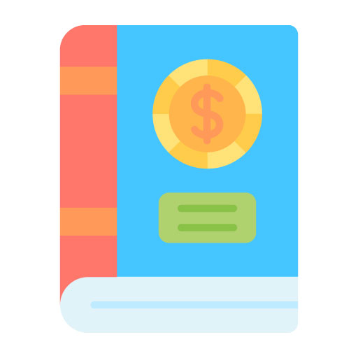 Accounting Book Flat Icon