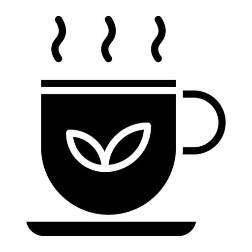 Herbal Tea Glyph Icon