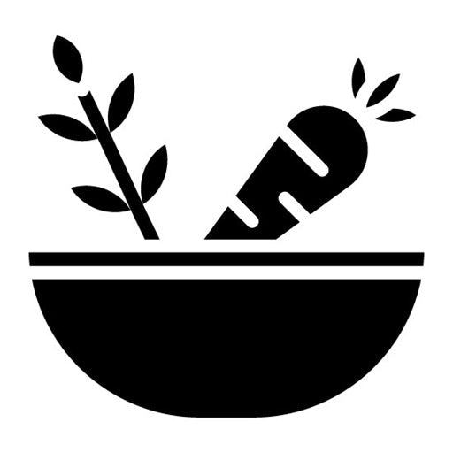 Natural Food Glyph Icon