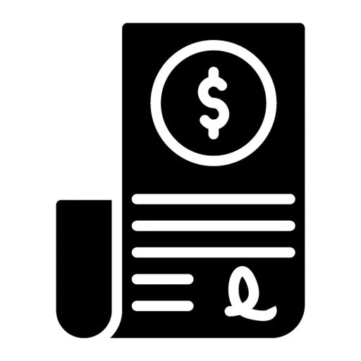 Bill Glyph Icon | Laundry