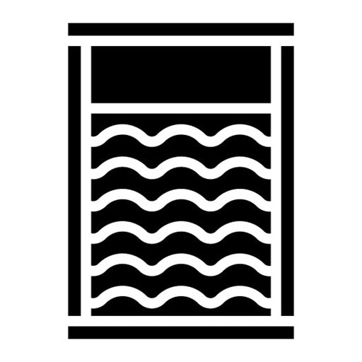 Washboard Glyph Icon