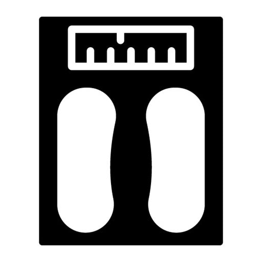 Weighting Machine Glyph Icon