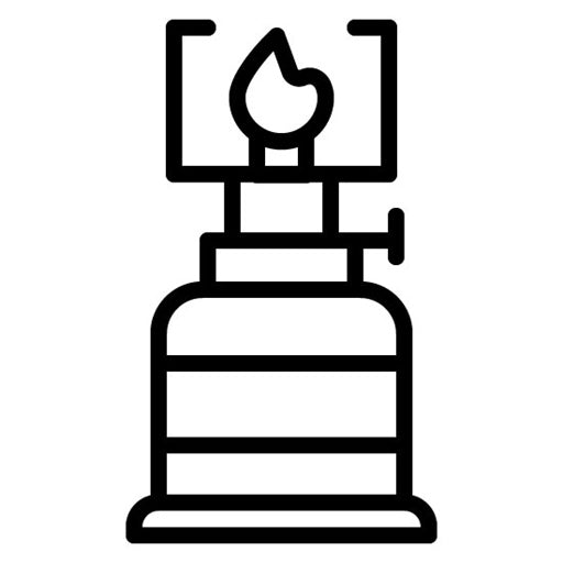 Camping Gas burner Icon