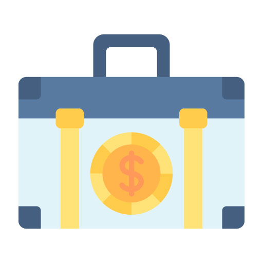 Banking Briefcase Flat Icon