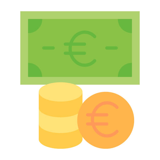 Euro Currency Flat Icon