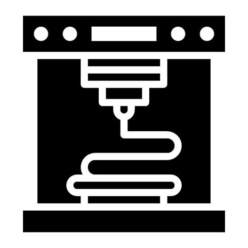 3d Printer Glyph Icon | Printing