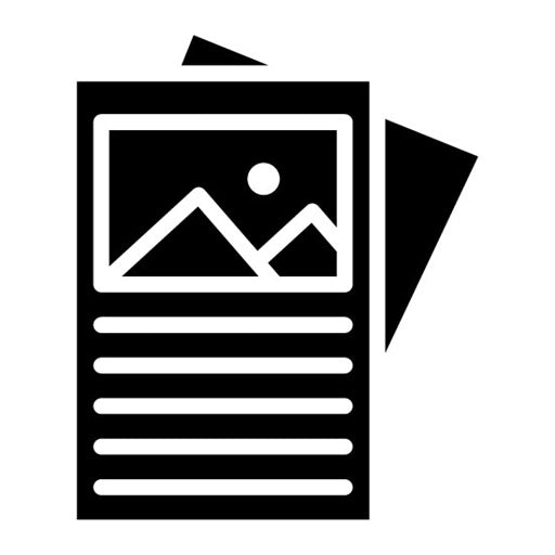 Broucher Glyph Icon