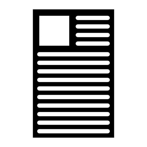 Comics Magazine Glyph Icon