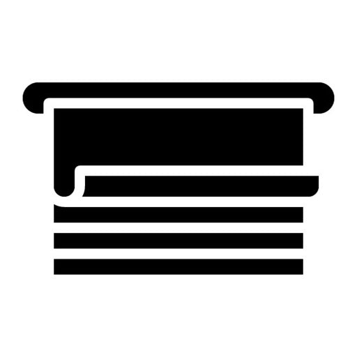 Feed Paper Glyph Icon