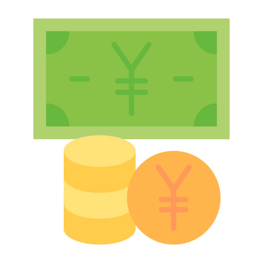 Yen Currency Flat Icon