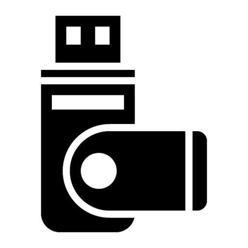 Flash Drive Glyph Icon