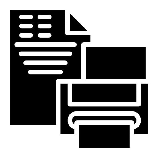 Page Setup Glyph Icon