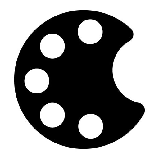 Pallete Glyph Icon