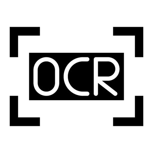 Printed Ocr Glyph Icon