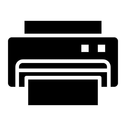 Printer Glyph Icon | Printing