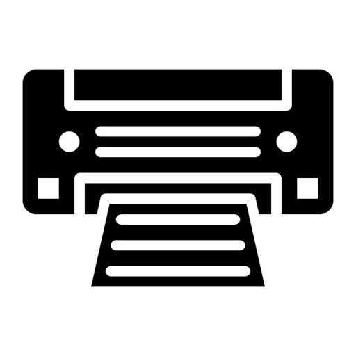 Printer Out Glyph Icon