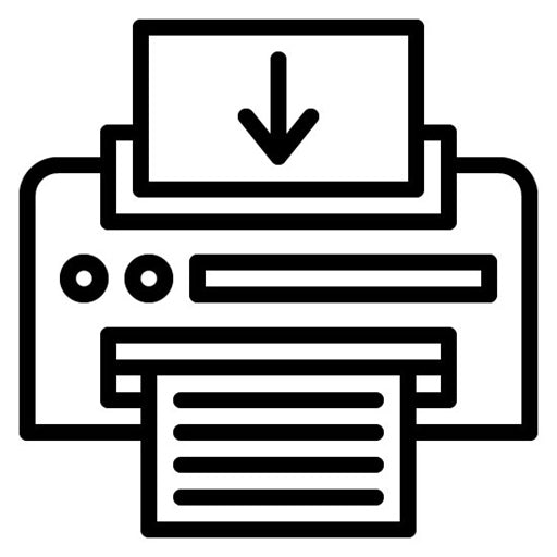 Send To Printer Icon