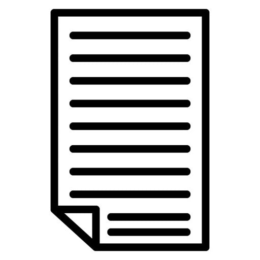 Sheet Of Paper Icon