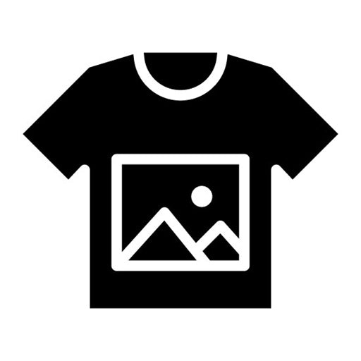 Shirt Print Glyph Icon