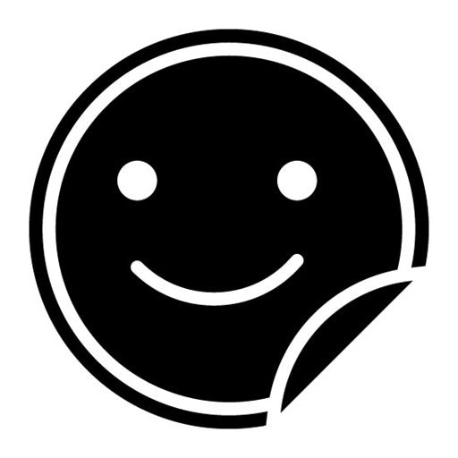 Sticker Glyph Icon
