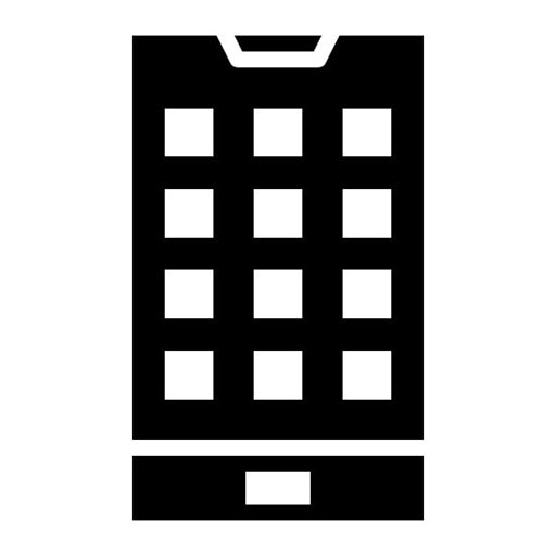 Smartphone Glyph Icon | Railway