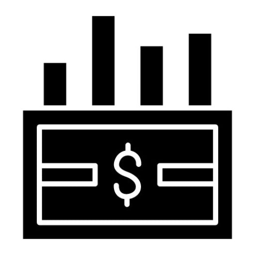 Stock Exchange Glyph Icon | Accounting