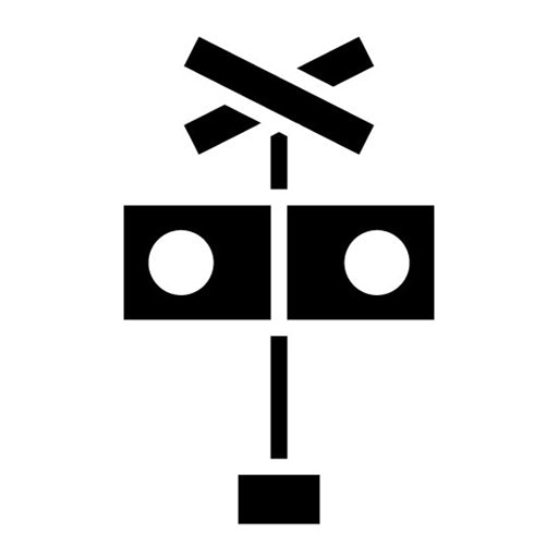 Traffic Light Glyph Icon | Railway