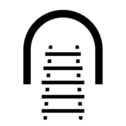 Tunnel Glyph Icon