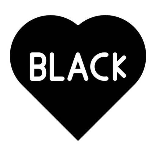 Black Heart Glyph Icon