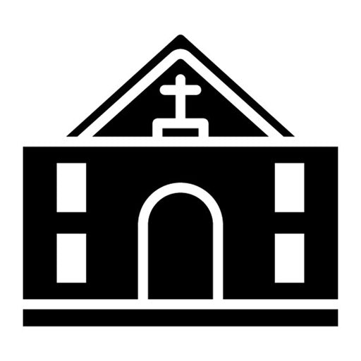 Church Glyph Icon | Carnival