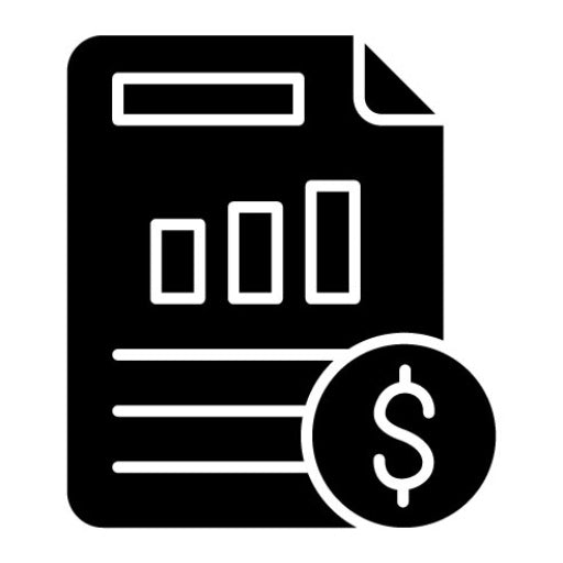 Reporting Glyph Icon