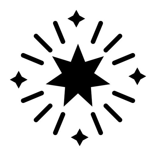 Glowing Star Glyph Icon