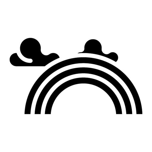 Rainbow Glyph Icon