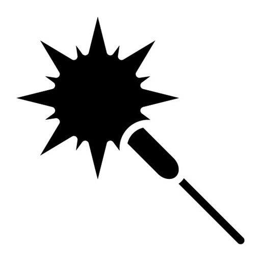 Sparkler Glyph Icon