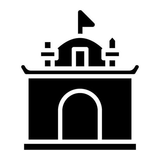 Temple Glyph Icon