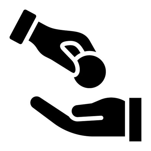 Alms Glyph Icon