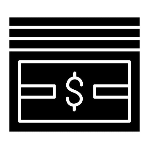 Cash Glyph Icon | Accounting