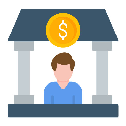 Personal Banking Flat Icon