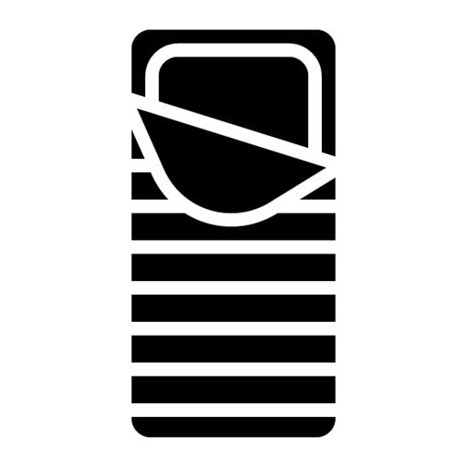 Sleeping Bag Glyph Icon | Homeless