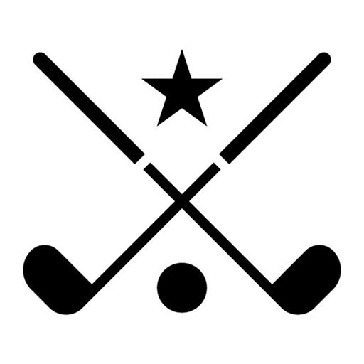 Associated Golf Club Glyph Icon