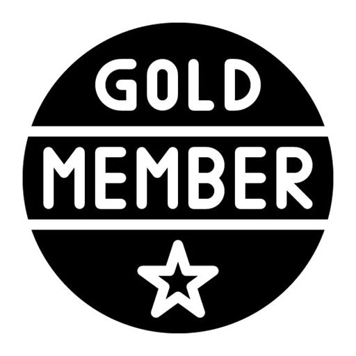 Golden Members Glyph Icon