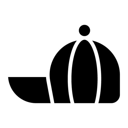Golf Hat Glyph Icon