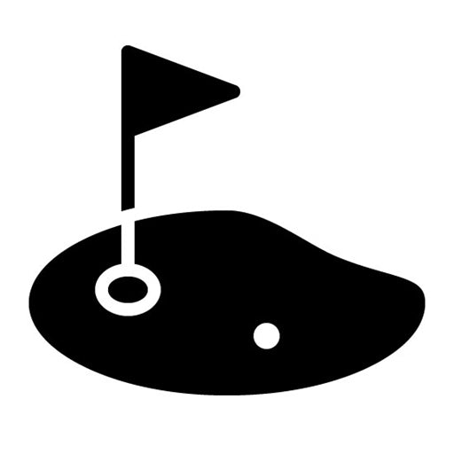 Golf Holiday Glyph Icon