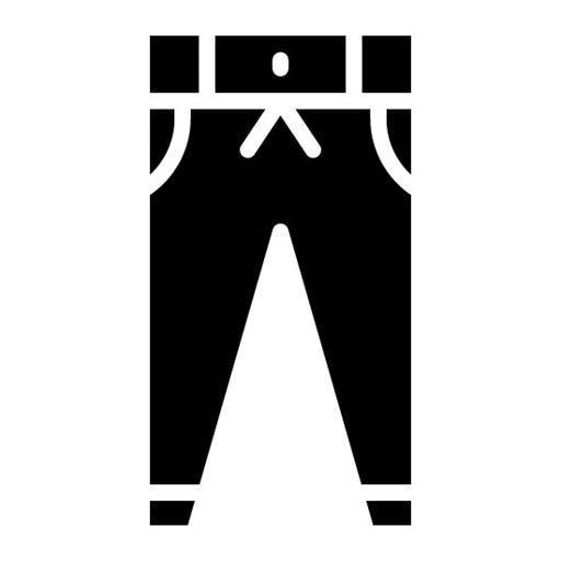 Golf Pants Glyph Icon