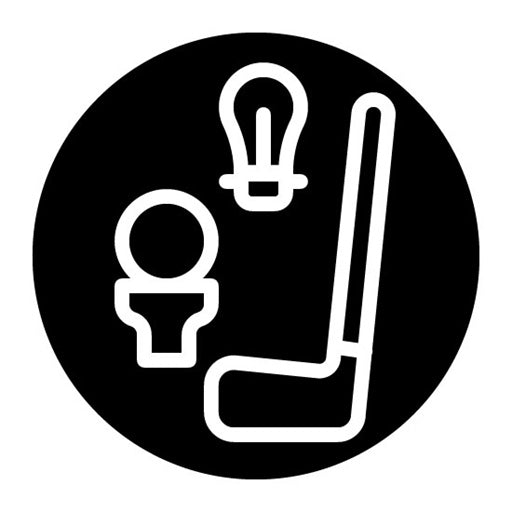 Golfing Tips Glyph Icon