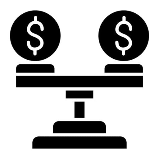 Money Liquidity Glyph Icon